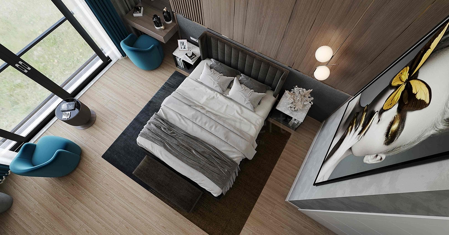 للبيع فيلا مخطط 3 + 1 في منطقة دوشيميالتي - انطاليا