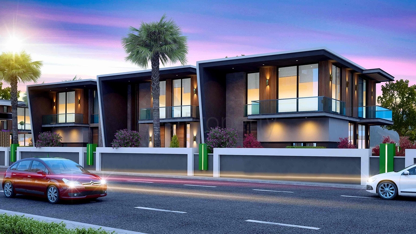 للبيع فيلا مخطط 3 + 1 في منطقة دوشيميالتي - انطاليا