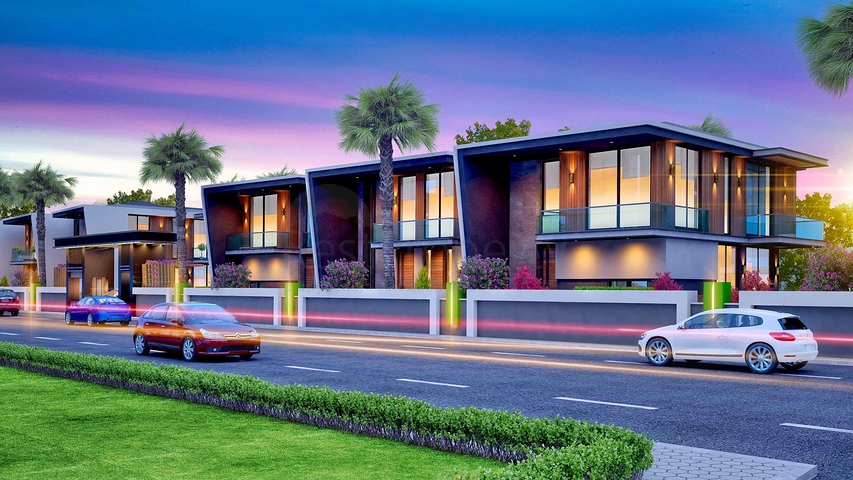 للبيع فيلا مخطط 3 + 1 في منطقة دوشيميالتي - انطاليا