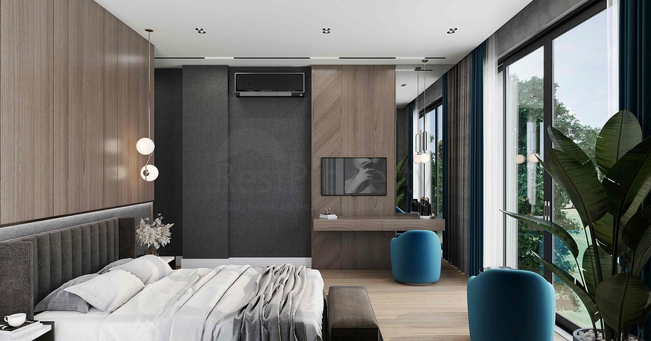 للبيع فيلا مخطط 3 + 1 في منطقة دوشيميالتي - انطاليا