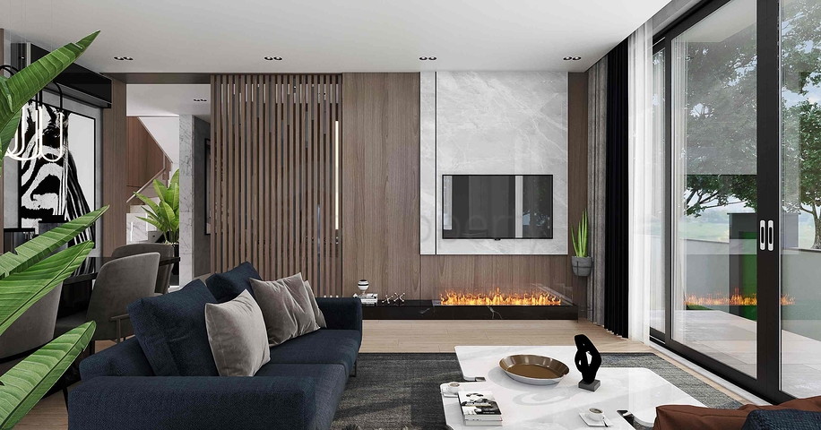 للبيع فيلا مخطط 3 + 1 في منطقة دوشيميالتي - انطاليا