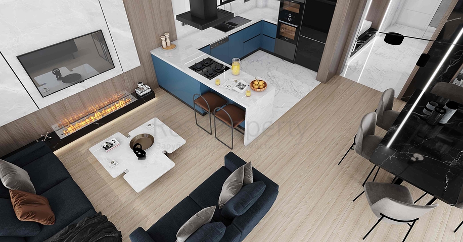 للبيع فلل 3 + 1 و 5 + 1 في منطقة دوشميالتي - أنطاليا