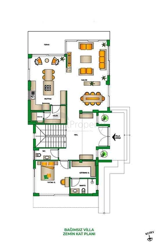 للبيع فلل 3 + 1 و 5 + 1 في منطقة دوشميالتي - أنطاليا