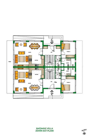 للبيع فلل 3 + 1 و 5 + 1 في منطقة دوشميالتي - أنطاليا