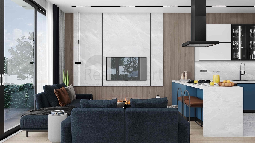 للبيع فلل 3 + 1 و 5 + 1 في منطقة دوشميالتي - أنطاليا