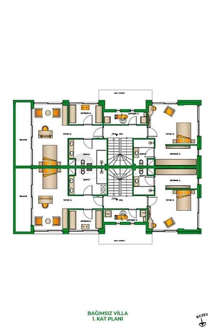 للبيع فلل 3 + 1 و 5 + 1 في منطقة دوشميالتي - أنطاليا