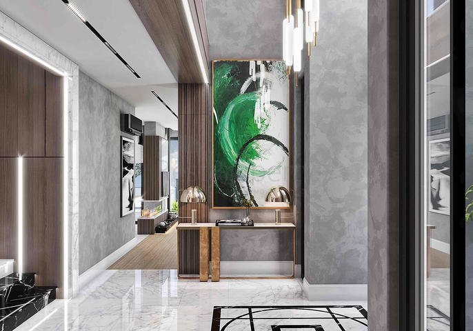 للبيع فلل 3 + 1 و 5 + 1 في منطقة دوشميالتي - أنطاليا