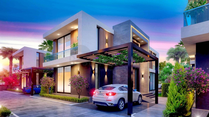 للبيع فلل 3 + 1 و 5 + 1 في منطقة دوشميالتي - أنطاليا