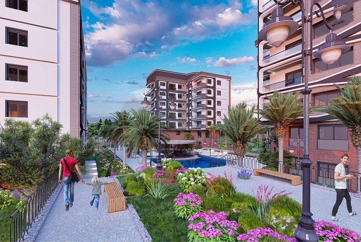 شقق في منطقة كيبيز - أنطاليا