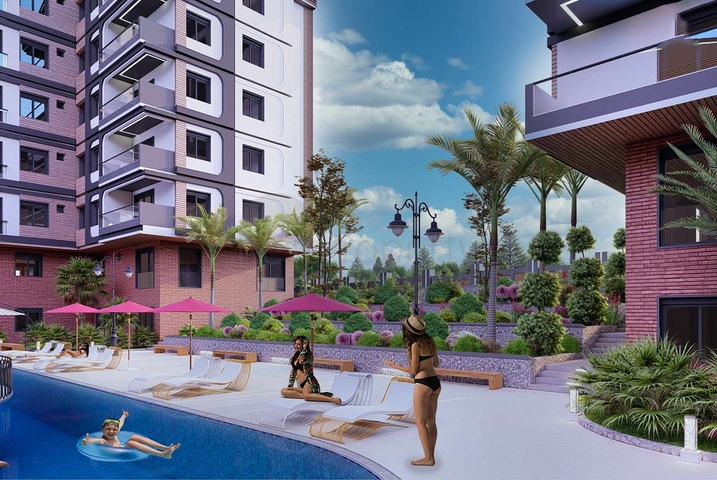 شقق في منطقة كيبيز - أنطاليا