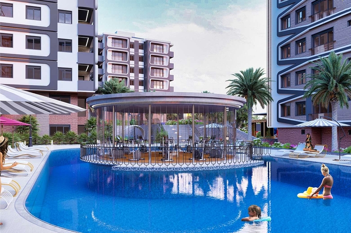 شقق في منطقة كيبيز - أنطاليا