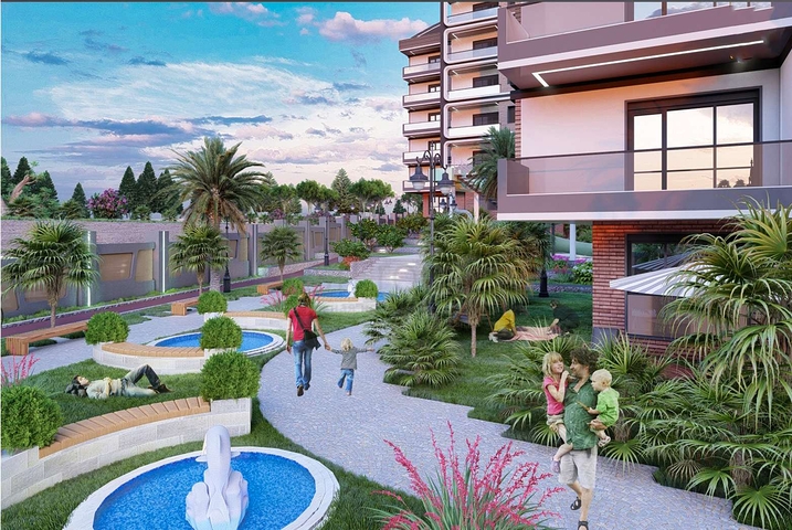 شقق في منطقة كيبيز - أنطاليا