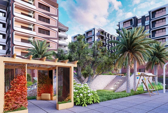 شقق في منطقة كيبيز - أنطاليا