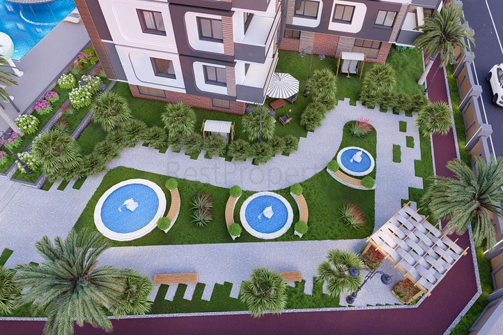 شقق في منطقة كيبيز - أنطاليا