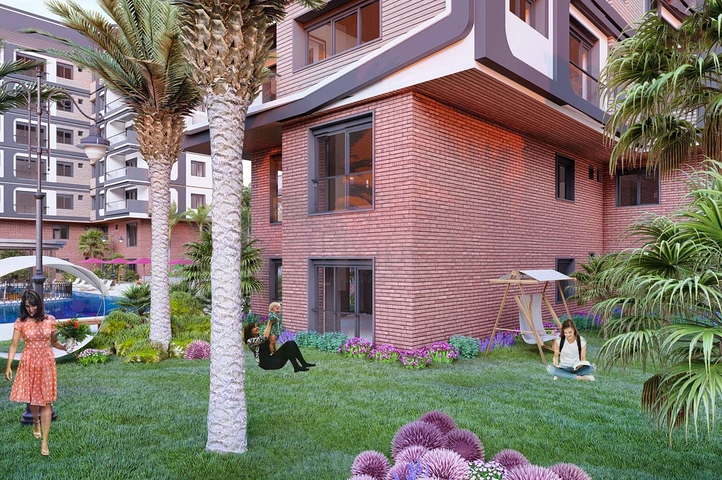 شقق في منطقة كيبيز - أنطاليا