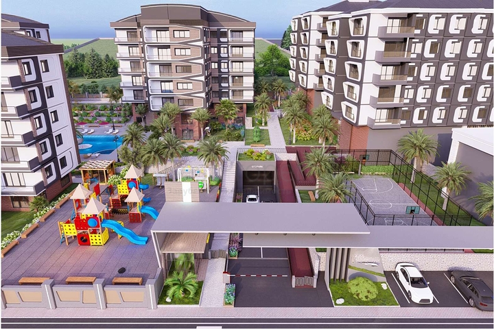 شقق في منطقة كيبيز - أنطاليا