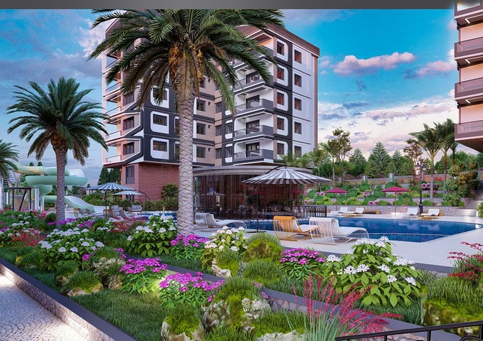 شقق في منطقة كيبيز - أنطاليا