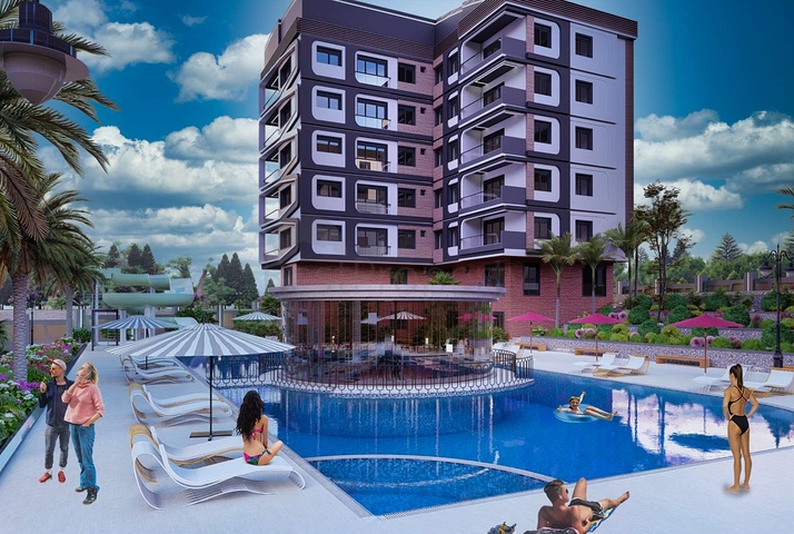 شقق في منطقة كيبيز - أنطاليا