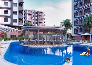 شقق في منطقة كيبيز - أنطاليا