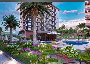 شقق في منطقة كيبيز - أنطاليا