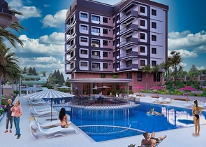 شقق في منطقة كيبيز - أنطاليا