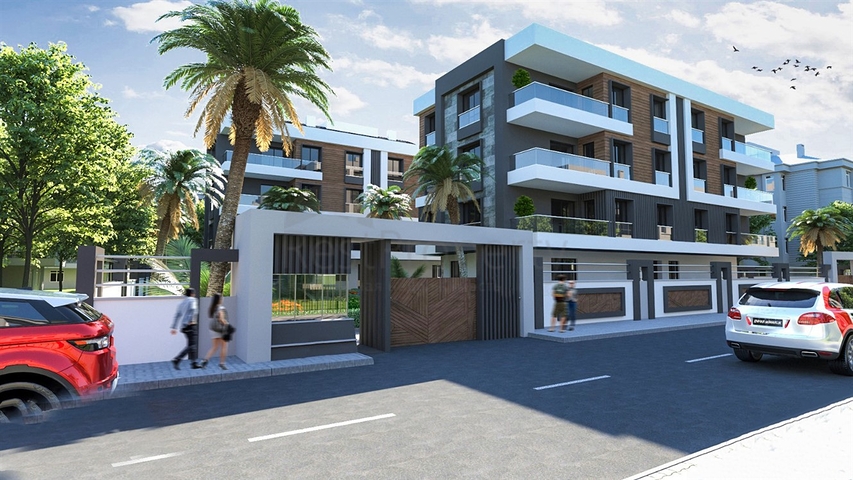 شقق 2 + 1 و 3 + 1 في منطقة كيبيز - أنطاليا