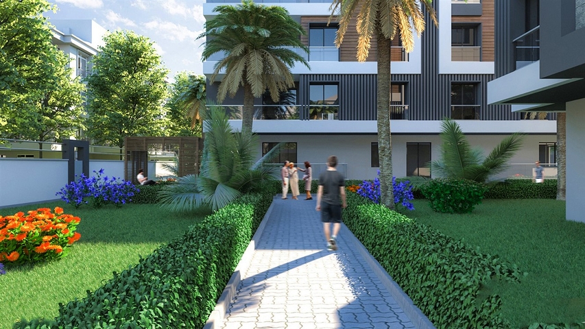 شقق 2 + 1 و 3 + 1 في منطقة كيبيز - أنطاليا