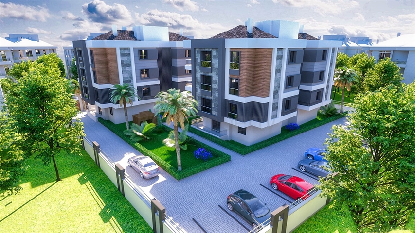 شقق 2 + 1 و 3 + 1 في منطقة كيبيز - أنطاليا