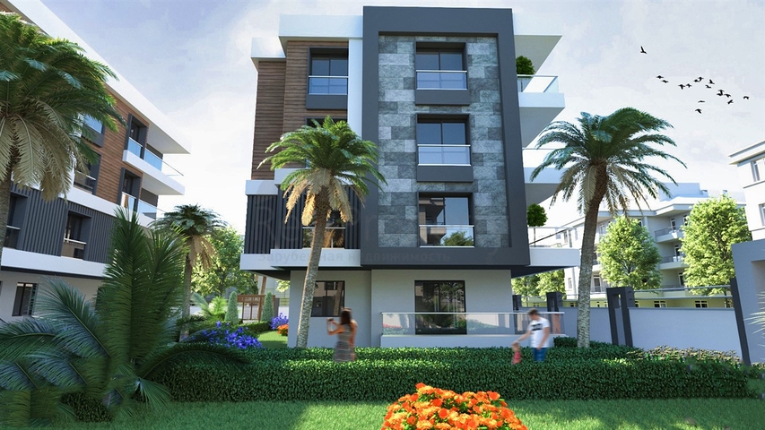 شقق 2 + 1 و 3 + 1 في منطقة كيبيز - أنطاليا