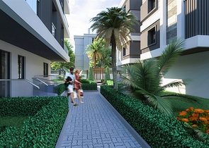 شقق 2 + 1 و 3 + 1 في منطقة كيبيز - أنطاليا