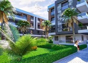 شقق 2 + 1 و 3 + 1 في منطقة كيبيز - أنطاليا