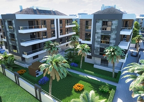 شقق 2 + 1 و 3 + 1 في منطقة كيبيز - أنطاليا