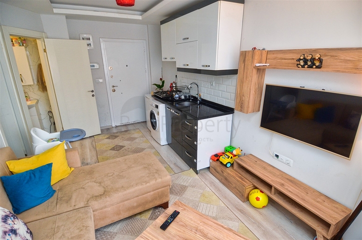 شقة 1 + 1 في منطقة يوكسيكالان - أنطاليا