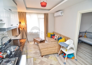 شقة 1 + 1 في منطقة يوكسيكالان - أنطاليا