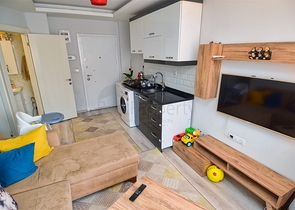 شقة 1 + 1 في منطقة يوكسيكالان - أنطاليا