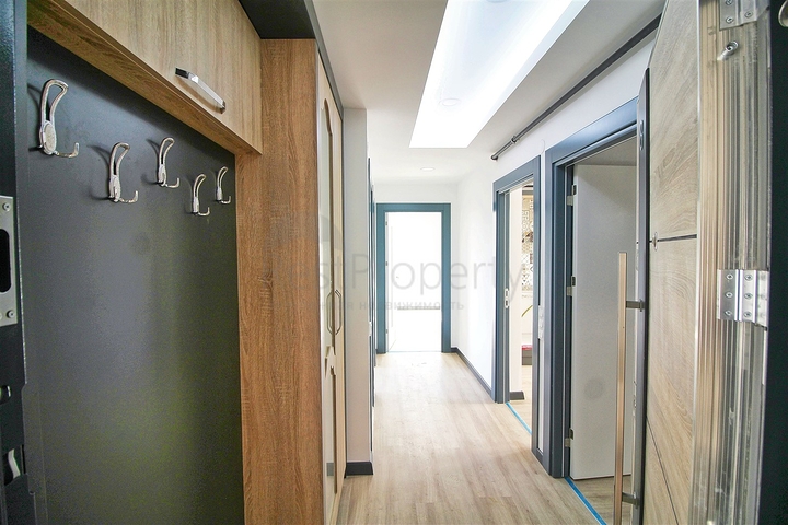 شقة بتصميم 2 + 1 في وسط أنطاليا