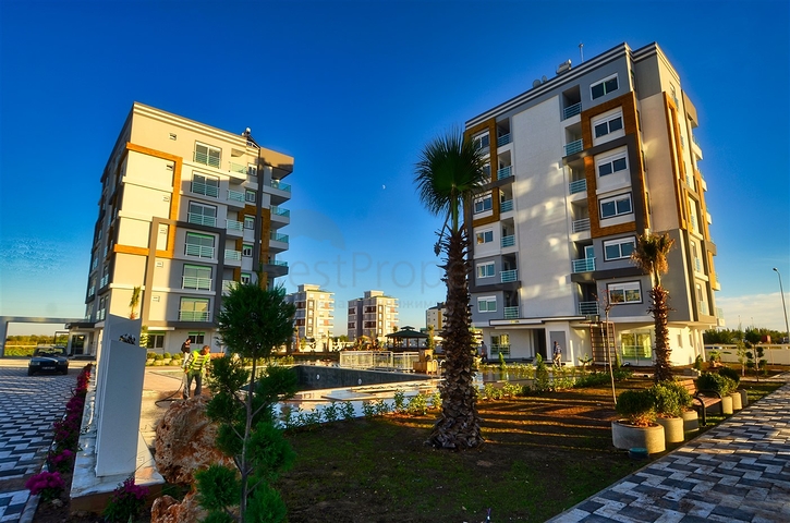 الشقق 1 + 1 ، 2 + 1 ، 3 + 1 في منطقة كيبيز - أنطاليا