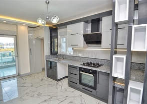 الشقق 1 + 1 ، 2 + 1 ، 3 + 1 في منطقة كيبيز - أنطاليا