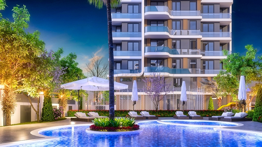 شقق 1 + 1، 2 + 1 في منطقة ألتنتاش - أنطاليا