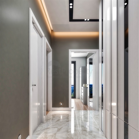 شقق 1 + 1، 2 + 1 في منطقة ألتنتاش - أنطاليا