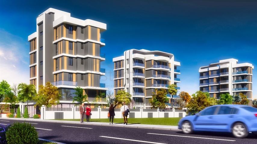 شقق 1 + 1، 2 + 1 في منطقة ألتنتاش - أنطاليا