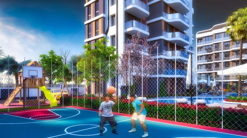 شقق 1 + 1، 2 + 1 في منطقة ألتنتاش - أنطاليا