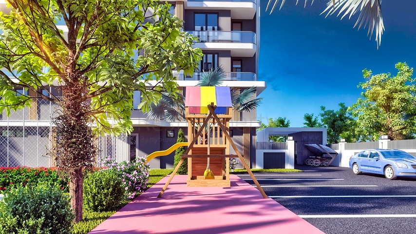 شقق 1 + 1، 2 + 1 في منطقة ألتنتاش - أنطاليا