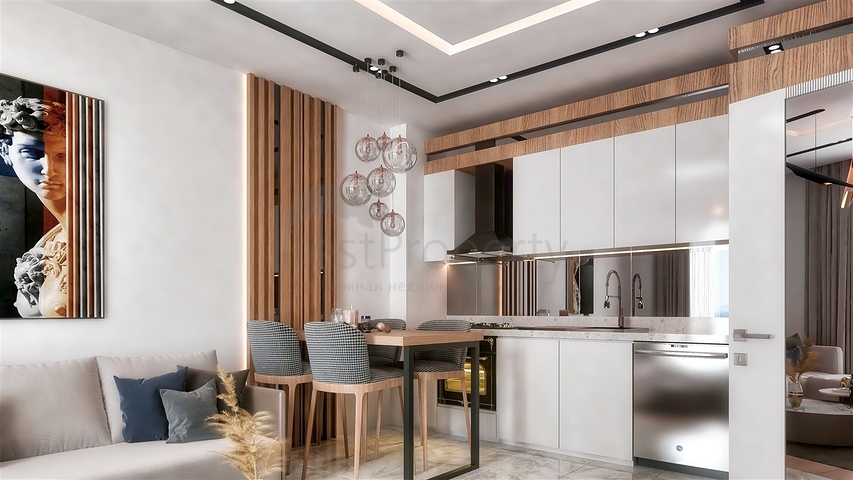 شقق 1 + 1، 2 + 1 في منطقة ألتنتاش - أنطاليا