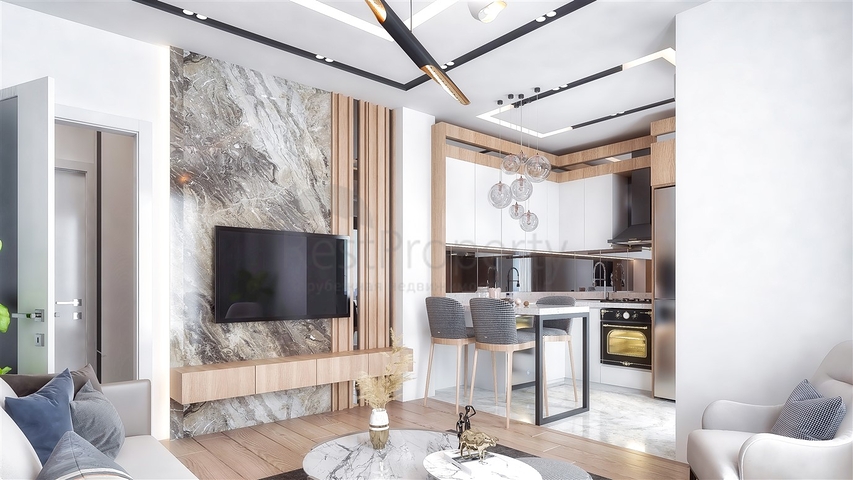 شقق 1 + 1، 2 + 1 في منطقة ألتنتاش - أنطاليا