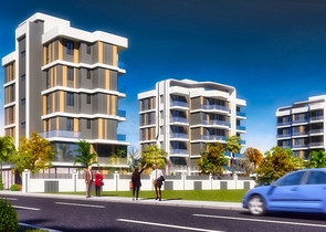 شقق 1 + 1، 2 + 1 في منطقة ألتنتاش - أنطاليا