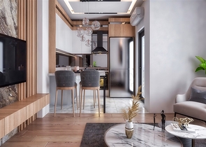 شقق 1 + 1، 2 + 1 في منطقة ألتنتاش - أنطاليا