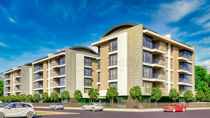 تخطيط شقق 3 + 1 ، 4 + 1 في منطقة أولوش - أنطاليا