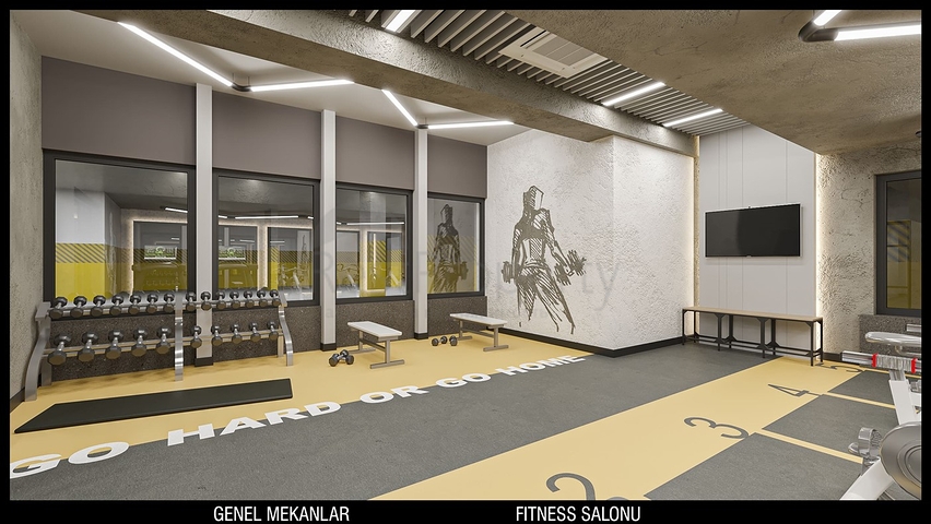 تخطيط شقق 3 + 1 ، 4 + 1 في منطقة أولوش - أنطاليا