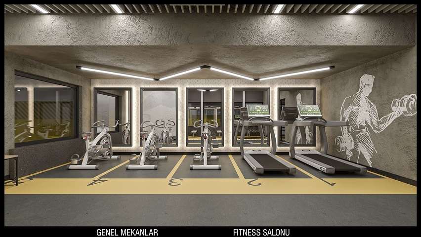 تخطيط شقق 3 + 1 ، 4 + 1 في منطقة أولوش - أنطاليا